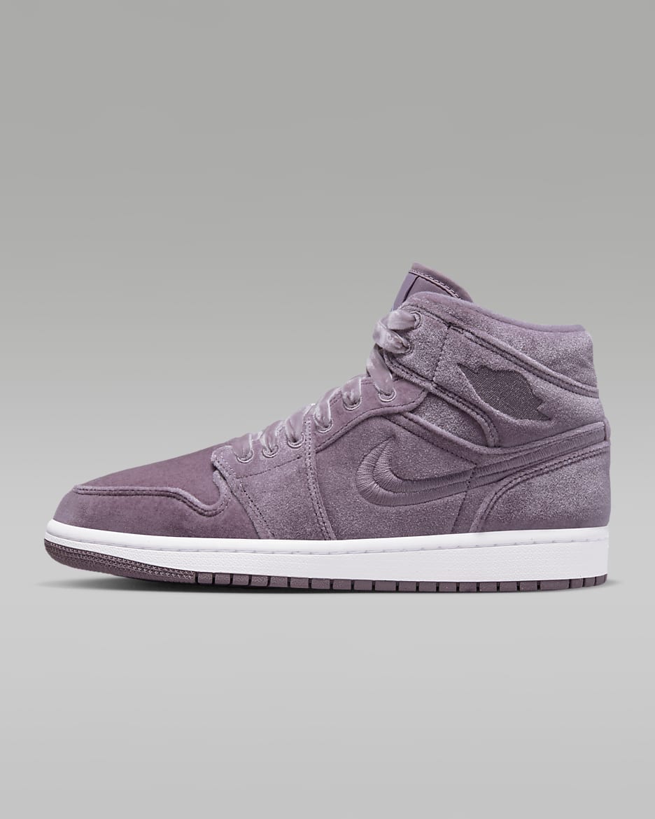 Nike air force purple velvet discount